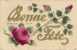 Superbe Carte En Relief, Décorée De Roses - 1910 ( Voir Verso ) - Autres & Non Classés