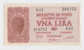 ITALY 1 Lire 1944 P 29b  29 B UNC  NEUF  (Color Error) - Italia – 1 Lira