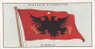 PLAYERS FLAGS OF THE LEAGUE OF NATIONS CARD No. 02 ALBANIA - Player's