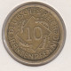 @Y@   Duitsland    1924   10   Pfennig    F  ( D04) - 4 Reichspfennig