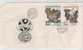 Czechoslovakia FDC 25-4-1974 UNESCO Cmplete Set Of 5 Stamps On 3 Covers With Cachet - FDC