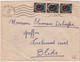 ALGERIE - TYPE ARMOIRIES - 1951 - Yvert N°268 X 3 Sur LETTRE De ALGER GARE Pour BLIDA - Brieven En Documenten
