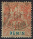 Bénin - 1894 - Y&T N° 42 Oblitéré. Dents Manquantes à Gauche Et à Droite. - Autres & Non Classés