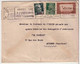 ALGERIE - 1946 - Yvert N°237+185+138 Sur LETTRE De ALGER GARE MECA INDOCHINE =>AVIGNON -  MARIANNE De GANDON + ARMOIRIES - Covers & Documents