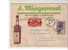 ALGERIE - 1939 - Yvert N°143+148 Sur LETTRE COMMERCIALE ILLUSTREE (BOUTEILLE D´ALCOOL) De ORAN Pour LYON - Autres & Non Classés