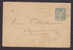 France Postal Stationery Ganzsache Enveloppe Allegorie Deluxe ASTIA Corse (Korsika) 1891 To Copenhague Danemark - Standard- Und TSC-Briefe (vor 1995)