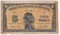 French West Africa ( L'Afrique Occidentale ) 5 Francs 1942 P 28a 28 A - Otros – Africa