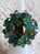 Superbe Bague Artisanale Bleu Vert Toute En Cristal Swarovski T.52/53 - Bagues