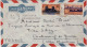 NOUVELLE CALEDONIE - 1952 - YVERT N°270+274 Sur LETTRE PAR AVION De TONTOUTA AERODROME (RARE) - Briefe U. Dokumente
