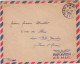 ALGERIE - 1956 - LETTRE PAR AVION En FRANCHISE POSTALE FM De La POSTE Aux ARMEE En AFN - SP 87715 - Cartas & Documentos