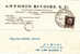 MILANO / PALERMO  - Card / Cartolina Pubblicit. 22.06.1939  " TRASP. INTERNAZ. A. Rivoire & C. "  Cent. 30 - Reklame