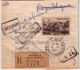 1951 - YVERT N° 843 Seul Sur LETTRE RECOMMANDEE Avec AR De MARSEILLE SAINT FERREOL - RETOUR à L'ENVOYEUR - 1921-1960: Moderne