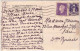 CHAINES BRISEES + DULAC - 1945 - Yvert N°673+689 (TARIF = 1.5F) Sur CARTE POSTALE De SALIES De BEARN (B-P) - 1944-45 Marianne (Dulac)