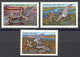 Russia 1992 MiNr. 254 - 256  Russland Birds  Ducks I Garganey, Common Pochard, Falcated Duck   3v+ M\sh MNH** 5,00 € - Entenvögel