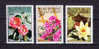 BELGIUM  1970,  Flowers , Y&T  1523/25 + BF 47 , Cv  3.05 E , ** M N H , V V F - Unused Stamps