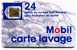 @+ Carte De Lavage MOBIL - BULLES TYPE 1 - 24 UNITES - SO3. - Lavage Auto
