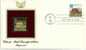 UNUSUAL STAMPS - FDC FIRST DAY COVER - YEAR 1989 - 4 Pcs. USA GOLDEN REPLICAS OF UNITED STATES OF AMERICA  GOLD STAMPS - Other & Unclassified