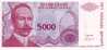 BOSNIE-HERZEGOVINE  5 000 Dinara  Emission De 1993   ¨Pick 149a    ***** BILLET  NEUF ***** - Bosnië En Herzegovina