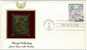 UNUSUAL STAMPS - FDC FIRST DAY COVER - YEAR 1986 - 3 Pcs. USA GOLDEN REPLICAS OF UNITED STATES OF AMERICA  GOLD STAMPS - Other & Unclassified