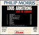 # CD: Louis Armstrong – Live In Europe - Musica Jazz MJCD 1087 - Jazz