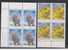 India 1981 MNH, Block Of 4,  Set Fof 4,  Indian Flowering Trees,  Flowers, - Blokken & Velletjes