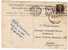 ROMA /  TRAPANI - Cartolina Pubblicitaria "Pontificie Opere Missionarie" Firma  -24.8.1939 - Imperiale Cent. 30 (forato) - Reklame
