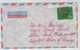 Sri Lanka Air Mail Cover Sent To USA 11-9-1978 With FISH Stamp And A Lot Of Stamps On The Backside Of The Cover - Sri Lanka (Ceylon) (1948-...)