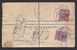 JHIND State India  1924 KG V  Registered Postal Stationery  Envelope # 20205 Inde Indien - Jhind