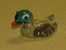 Delcampe - Canard  Verre étiré  Miniature Décorative 4 X 2 Cm TBE - Animals