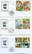 United Nations Austria Switzerland New York  14 FDC Endangered Species CITES - Collections, Lots & Series