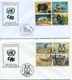 United Nations Austria Switzerland New York  14 FDC Endangered Species CITES - Collections, Lots & Séries