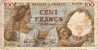 France : 100 Francs CENT FRANCS : PZ 22=8=1940 - 100 F 1939-1942 ''Sully''