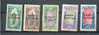 OUB 16 - YT 1-2-3-6-13-14-15 (rousseur Au Verso)-16-17 * - Unused Stamps