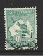 Australia 1915 1 Shilling Blue Green Kangaroo & Map 2nd Wmk FU - Used Stamps