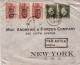 GRECE - 1947 - LETTRE PAR AVION  De PATRAI Pour NEW YORK - Covers & Documents