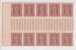 Gutter Block Of 20, Veriety / EFO,  Error With SIDEWAYS Asokan Watermark, India 1958 -1971 Service / Official, As Scan - Timbres De Service