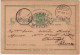 PORTUGAL - CABO VERDE - 1891 -  RARE CARTE POSTALE ENTIER De S. VICENTE Pour Le PORTUGAL - Cap Vert