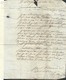 Belgique Précurseur 1814 Lettre Avec Marque Rouge 92/St NICOLAS. - 1814-1815 (Generaal Gouv. België)