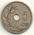 Belgium Belgique Belgie Belgio 5 Cents FR KM#54 1905 - 5 Cent