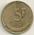 Belgium Belgique Belgie Belgio 5  Franc FL   KM#164  1993 - 5 Francs
