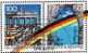 Tag Der Deutschen Einheit 1990 BRD Block 22 Plus II O 40€ Vergleich Deutschland Brücken Error On Stamp Bloc From Germany - Errors & Oddities