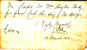 GRANDE BRETAGNE - 1853 - YVERT N° 3 (LETTRES J E) SUR FRAGMENT DE LETTRE POUR LIVERPOOL - Storia Postale