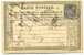 CARTE PRECURSEUR : T18 ROMILLY SUR SEINE - 5 Jan 1878 - TP SAGE 15c - 1877-1920: Période Semi Moderne