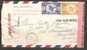New Caledonia 1943 Twice Censored Air Mail Cover Noumea To Sydney , Fr7.50 Composite Cagou Franking - Covers & Documents