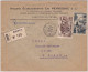 AOF - 1953 - YVERT N°40+42 Sur LETTRE COMMERCIALE RECOMMANDEE De KAYES (SOUDAN) Pour DAKAR - Covers & Documents