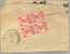 India 1948 Postal Stationery 1 And 1/2 Annas Registered From Baraut To Bandikui With Block Of Four Stamps 1 Anna - Sobres