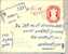 India 1955 Postal Stationery 2 Annas Registered With Adjunctive Franking 1 + 6 Annas - Enveloppes