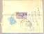 India 1955 Postal Stationery 2 Annas Registered With Adjunctive Franking 1 + 6 Annas - Buste