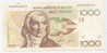 BELGIUM:  1000 Francs ND1980/96 VF+  A.Gretry * P-144a  SCARCE BANKNOTE ! - 1000 Francos