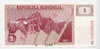 SLOVENIA - SLOWENIEN:  5 Tolarjev 1990  UNC *SPECIMEN*  Official Specimen Note With All AA00000000 Ser. # - Slovenia